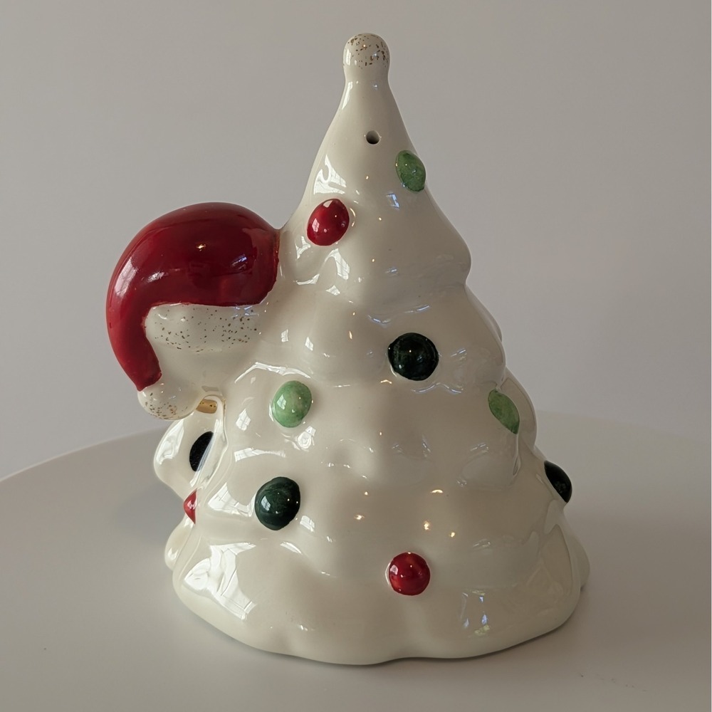 2004 Lenox Charlie Brown & Snoopy Christmas Tree Porcelain Salt & Pepper Set - Picture 10 of 14